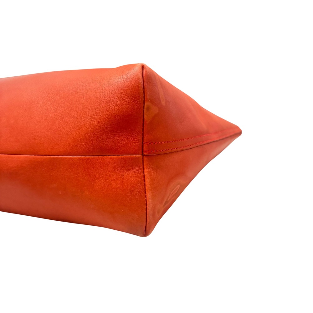 Madewell Transport Tote Women Large Orange Leather Good Minimalist Shoulder Bag - Picture 6 of 15